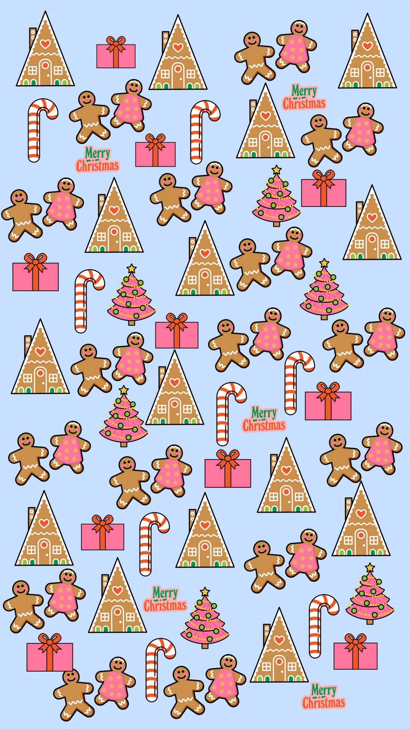 Cute Christmas Pastel Wallpapers - Wallpaper Cave