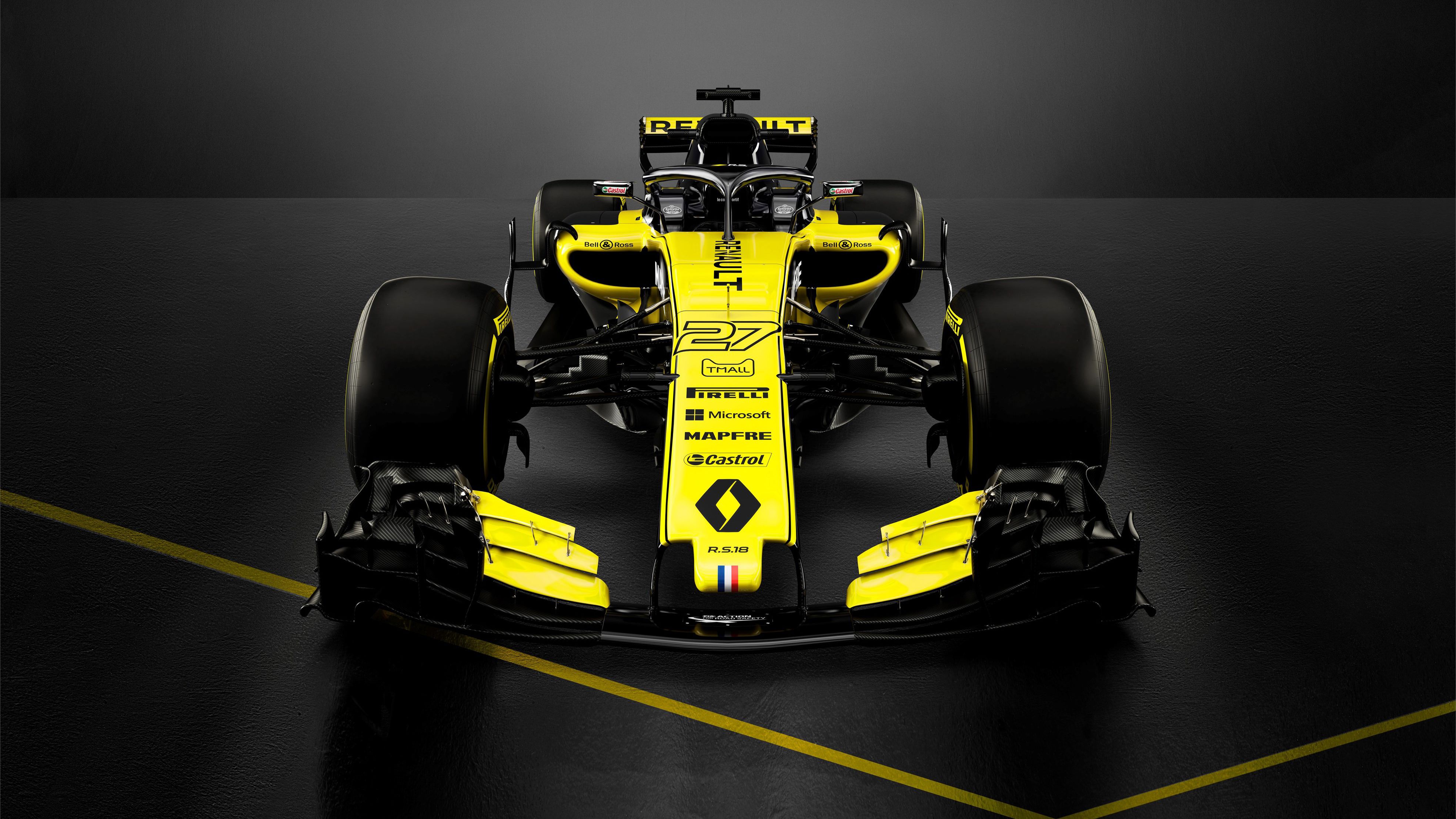 2018 Renault RS18 F1 Formula 1 Car 4K Wallpapers