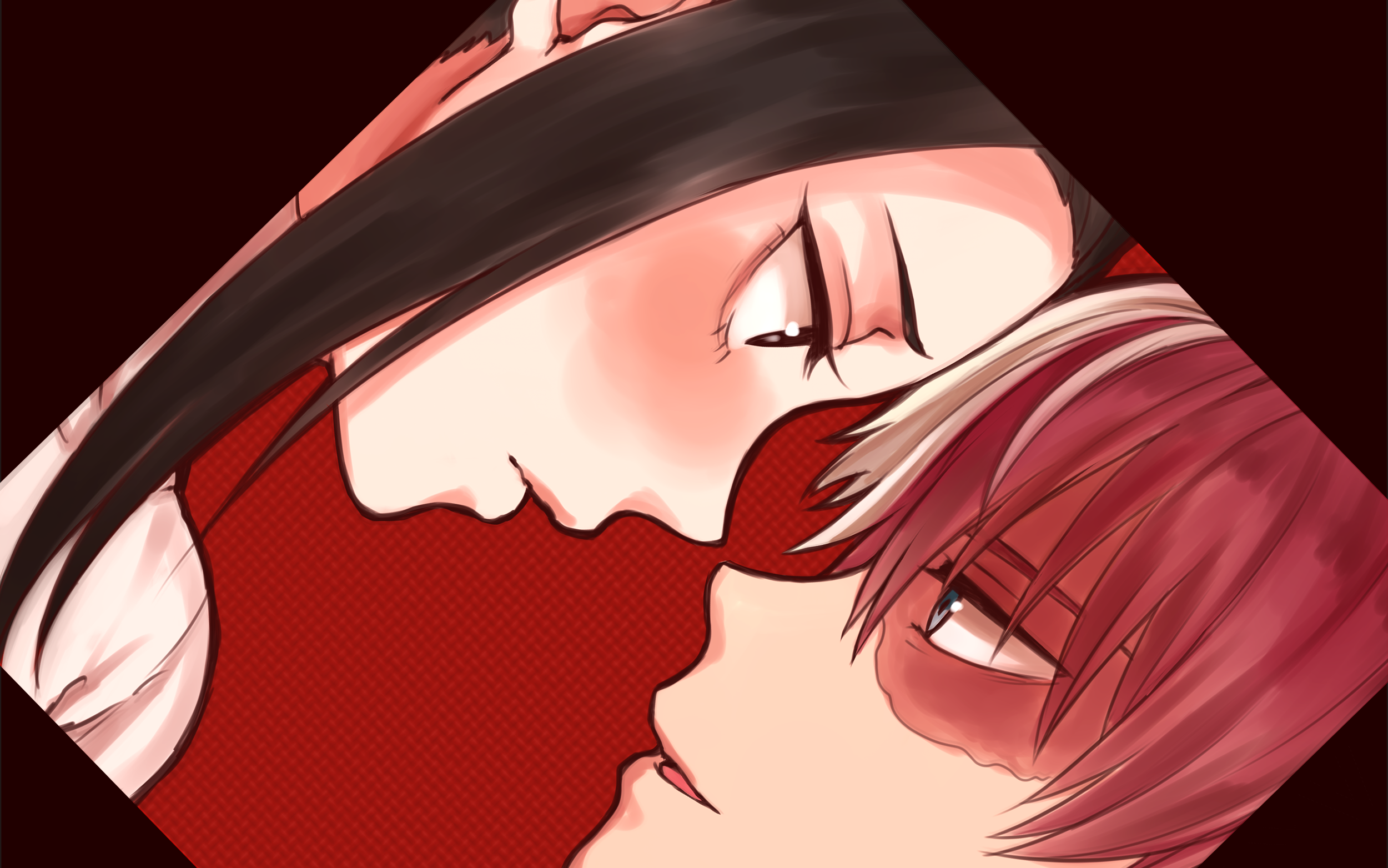 Momo Yaoyorozu Shouto Todoroki Wallpaper:2500x1563