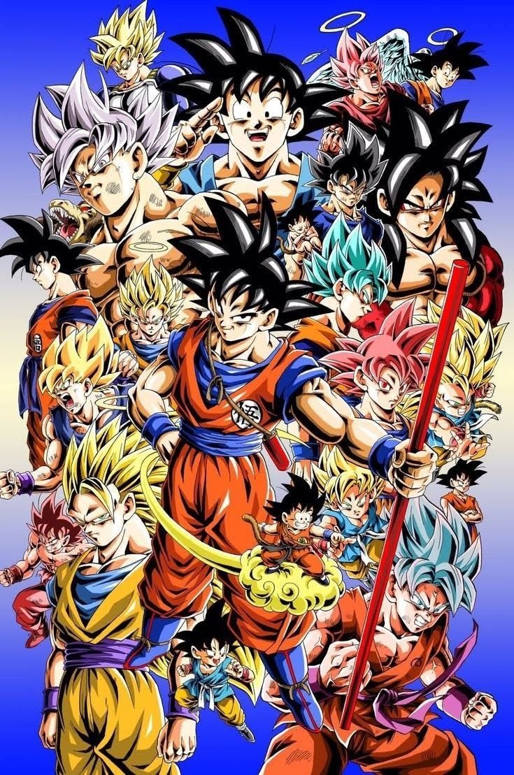 Goku In Every Form Wallpapers - Wallpaper Cave