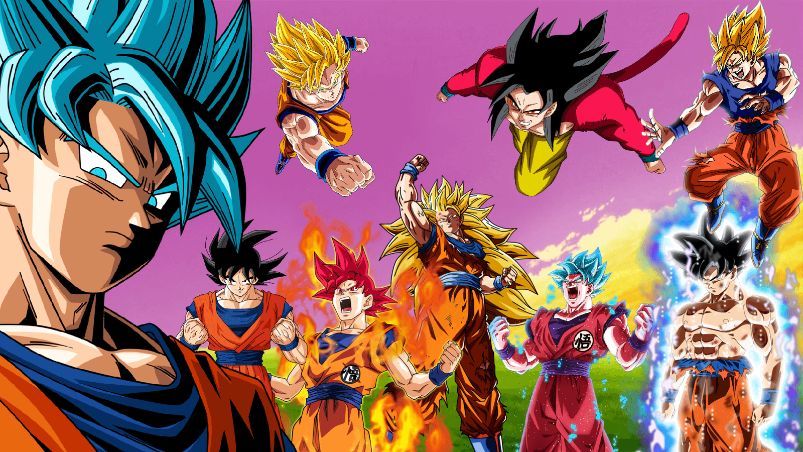 Goku All Transformations