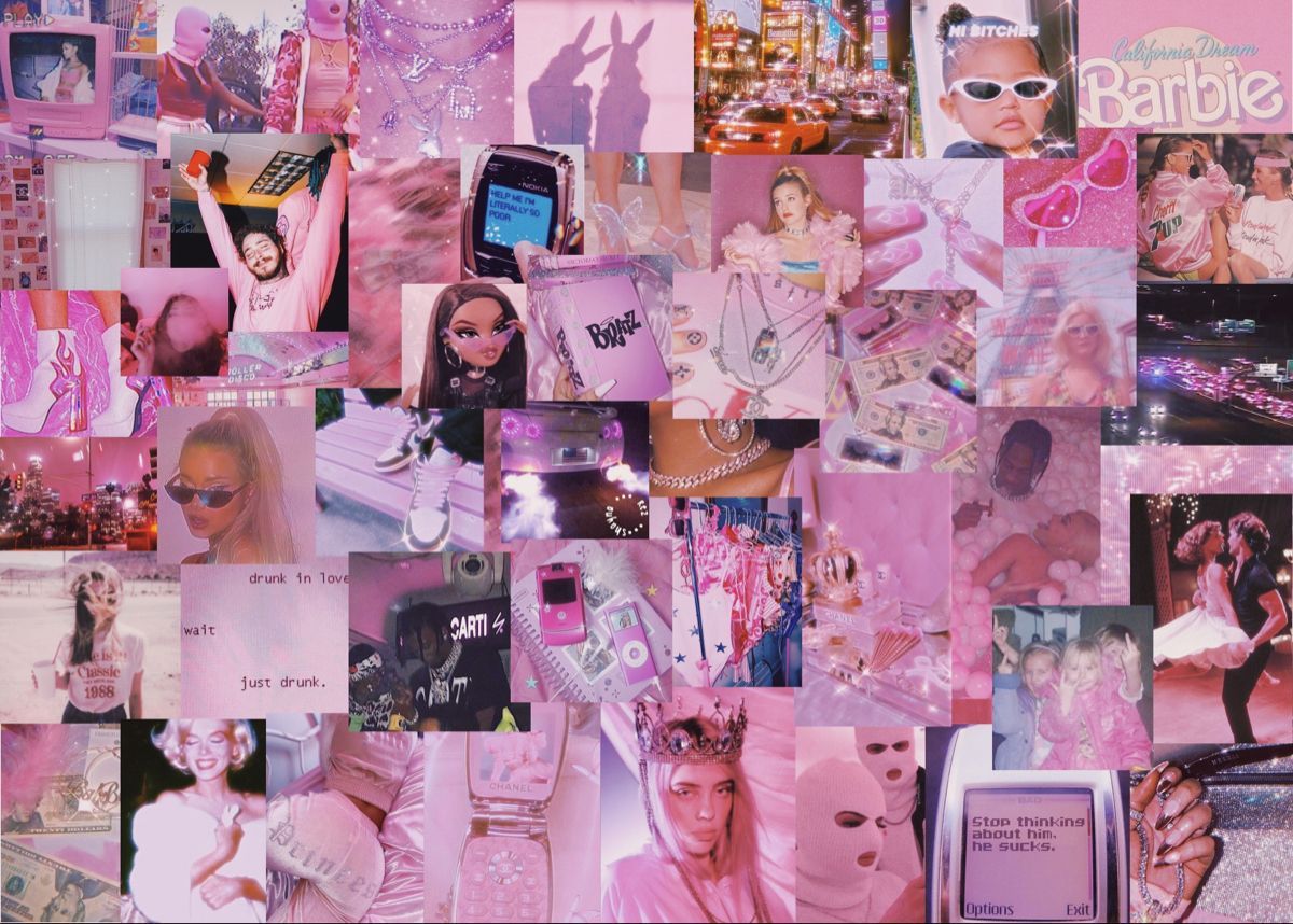 pink baddie aesthetic laptop wallpapers in 2020.