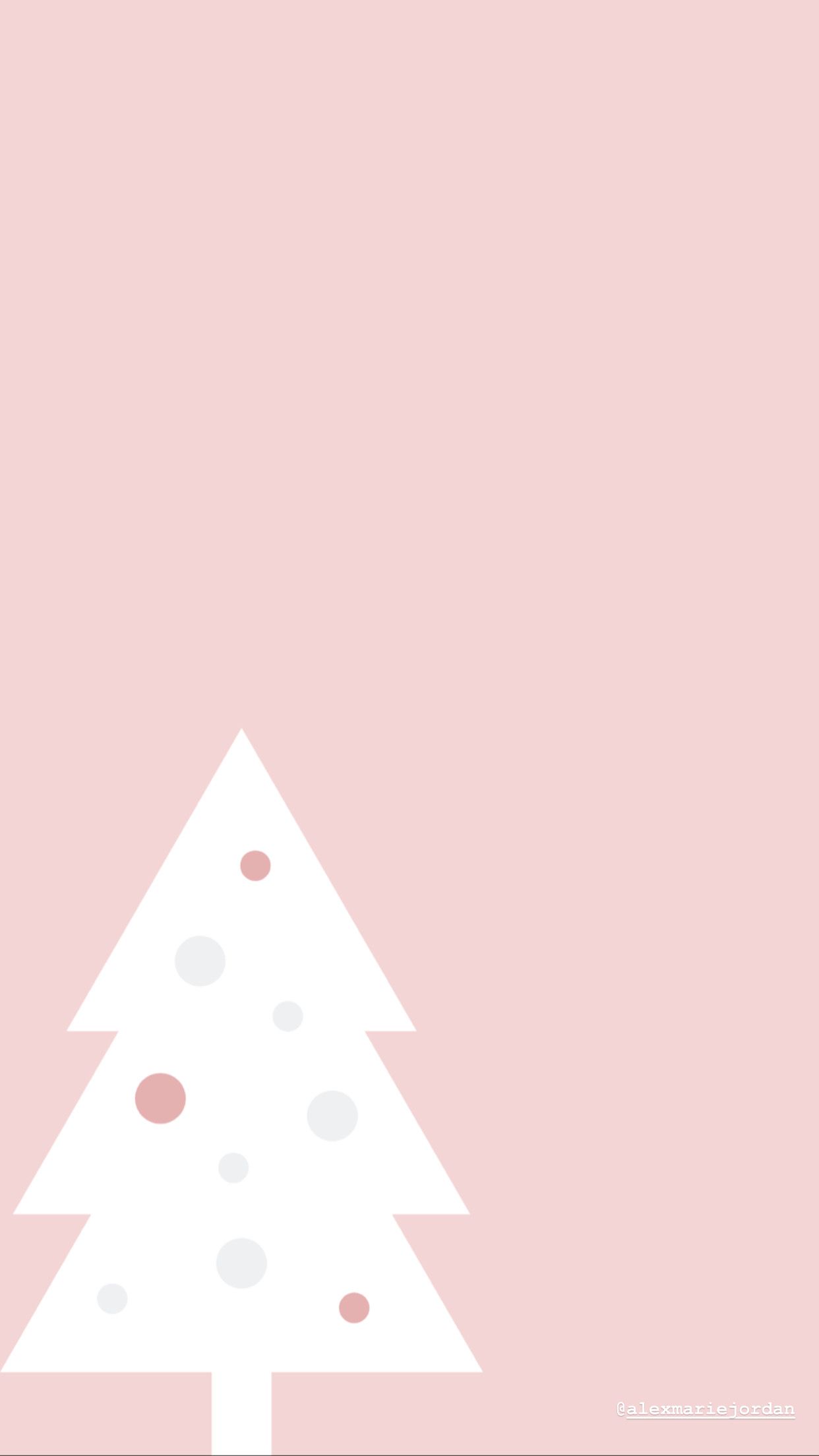 Pink Christmas Tree Wallpapers