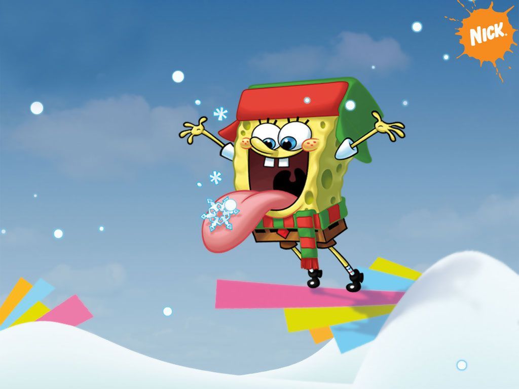 Spongebob Christmas wallpaper Squarepants Wallpaper