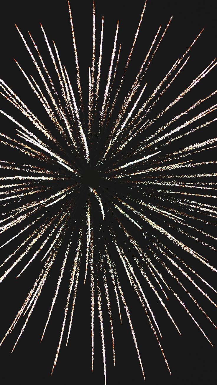Sparkly Fireworks iPhone Wallpapers Collection