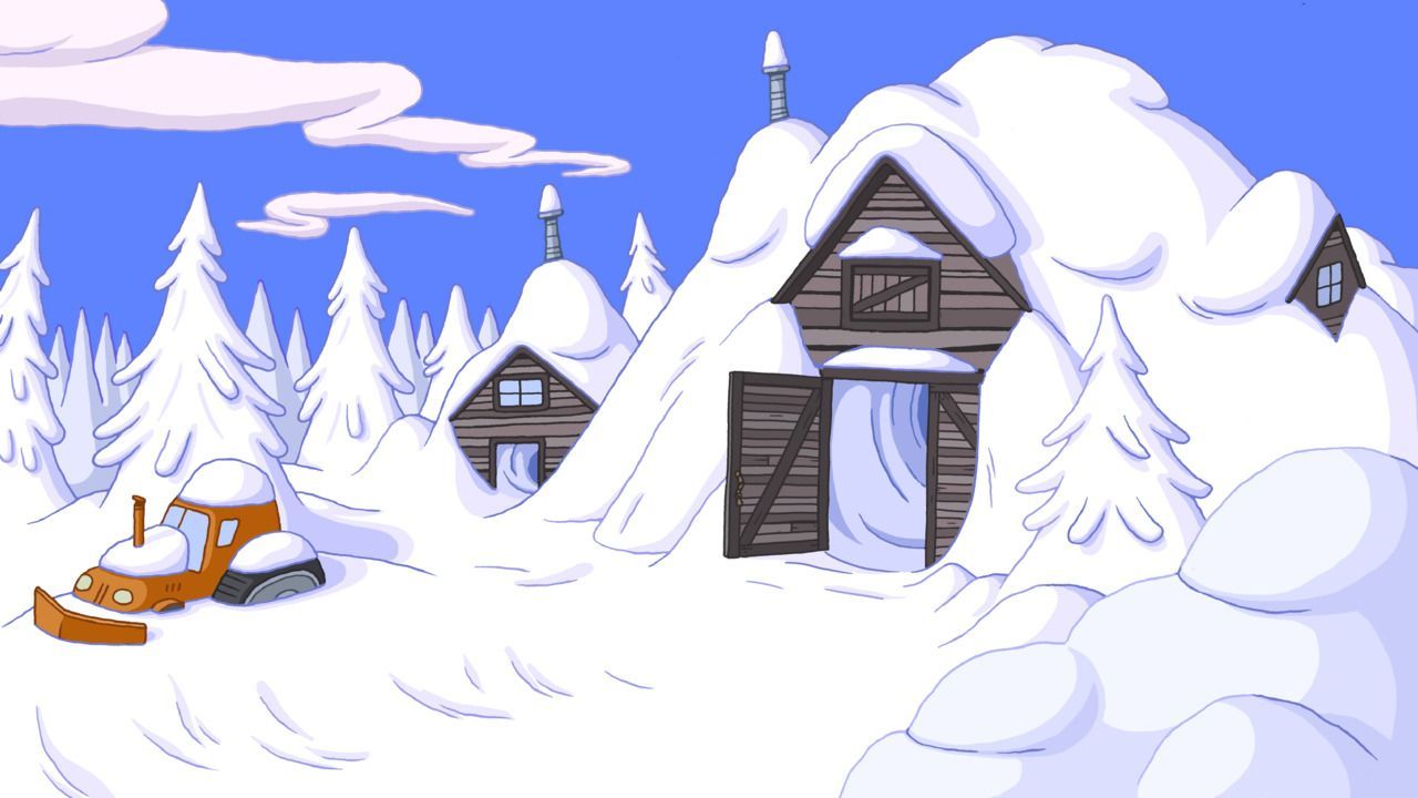 Snow Golem's House. Adventure time art, Adventure time, Adventure time seasons