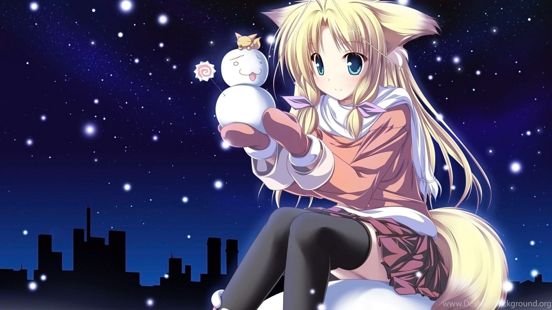 Anime Christmas Wallpaper Desktop Background