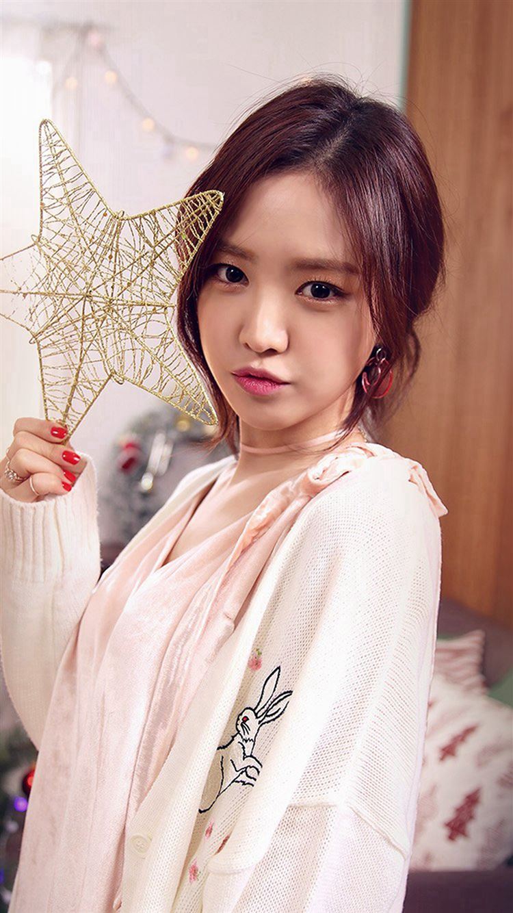 Kpop Girl Cute Christmas Apink iPhone 8 Wallpaper Free Download