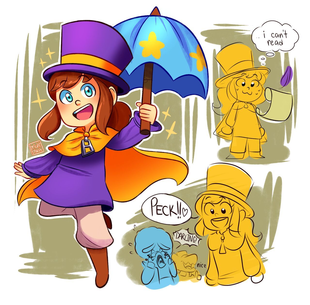 hey??? i would die for hat kid owo energy??. A hat in time, Favorite character, Hats