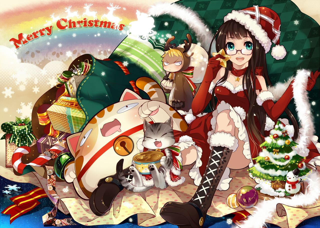 Anime Christmas Food Wallpapers - Wallpaper Cave