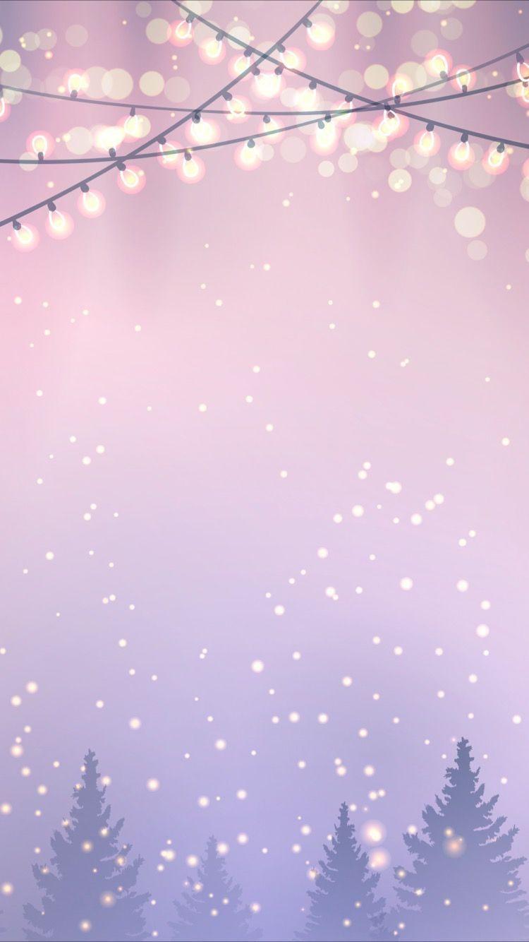 Aesthetic Christmas Wallpaper Purple