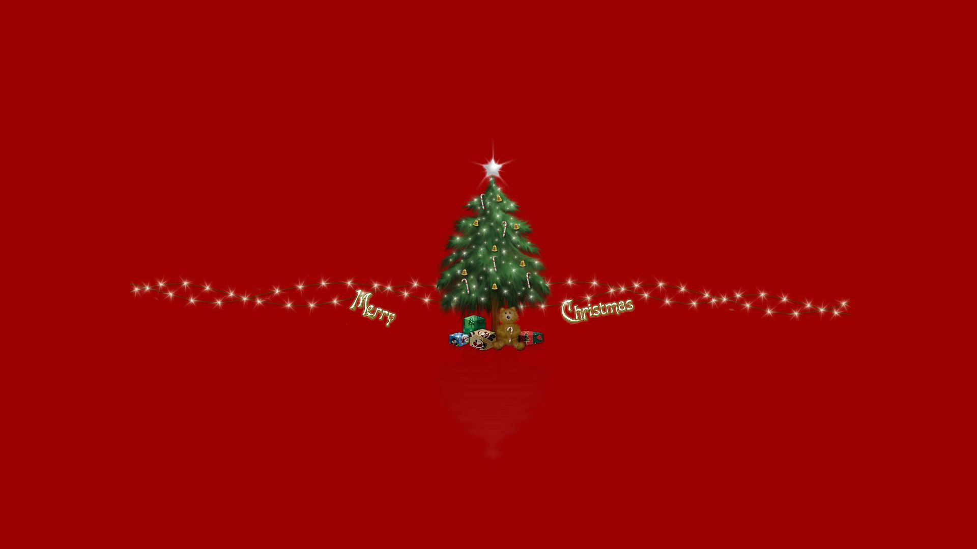 Get Inspired For Minimalist Christmas Tree Christmas Desktop Wallpaper HD Photo