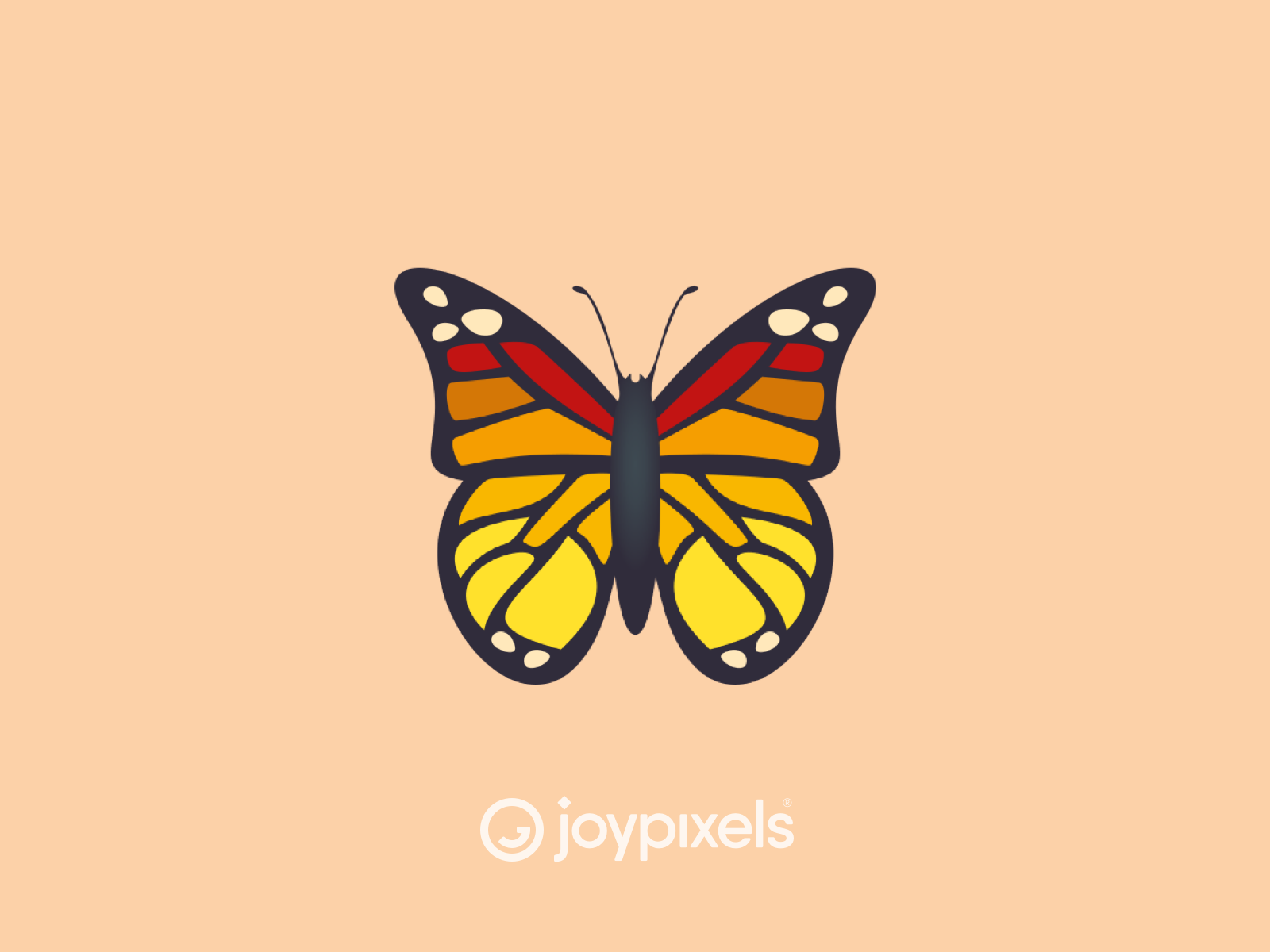 The JoyPixels Butterfly Emoji 4.5