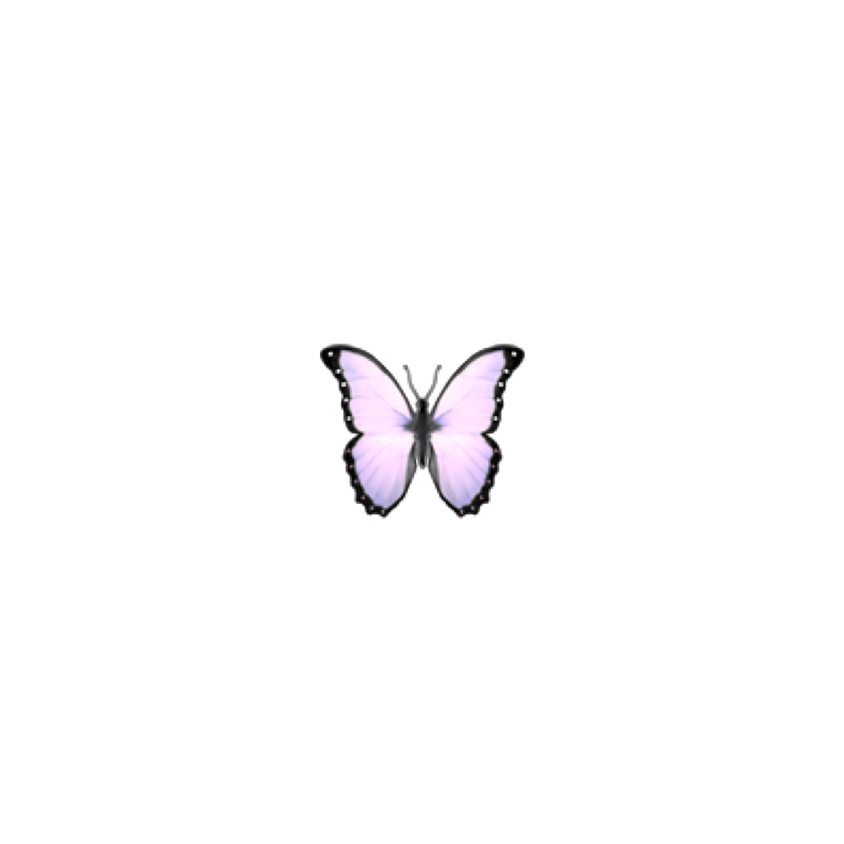 Aesthetic Tumblr Butterfly Emoji Background