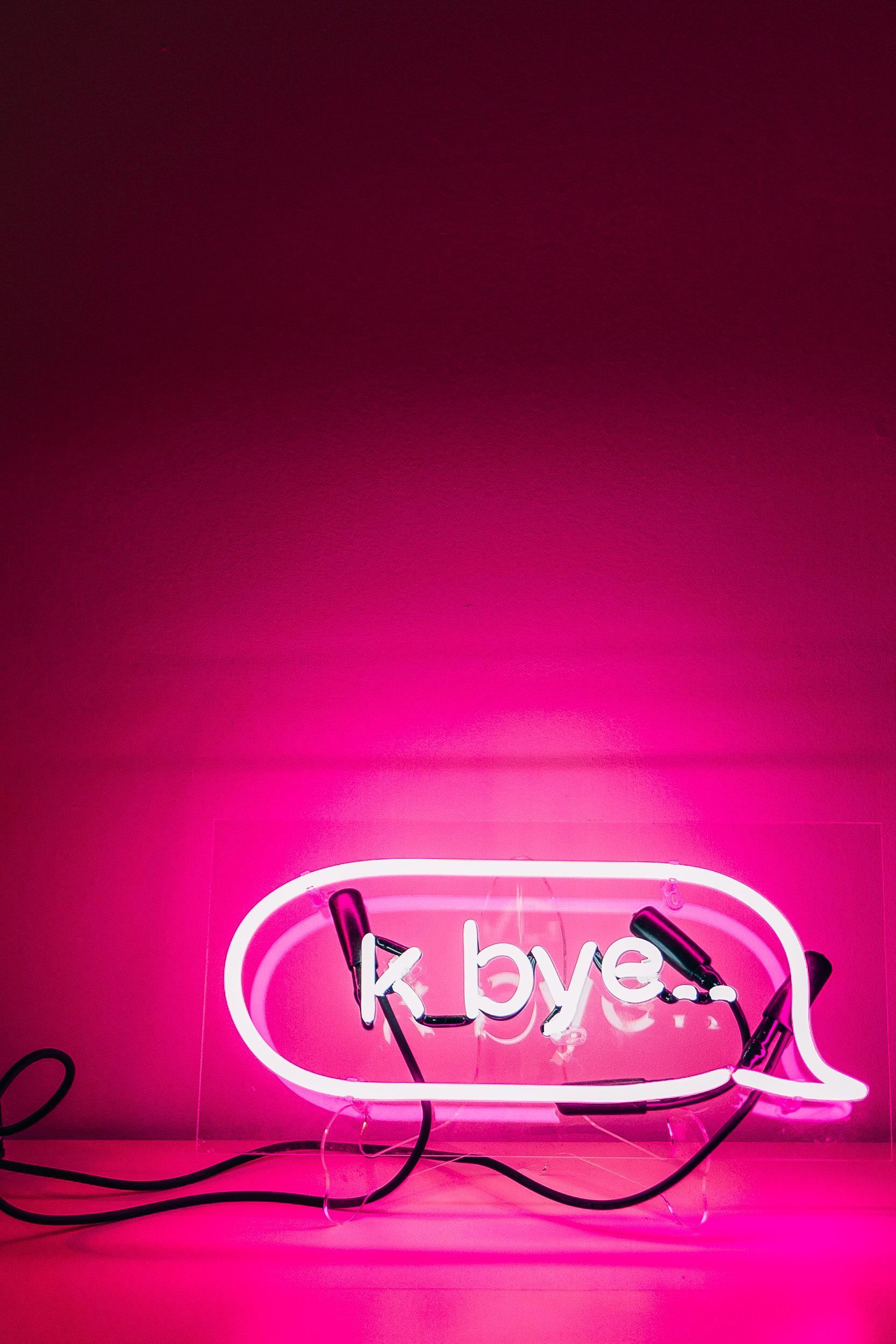 Pink Neon Aesthetic Wallpaper Free Pink Neon Aesthetic Background