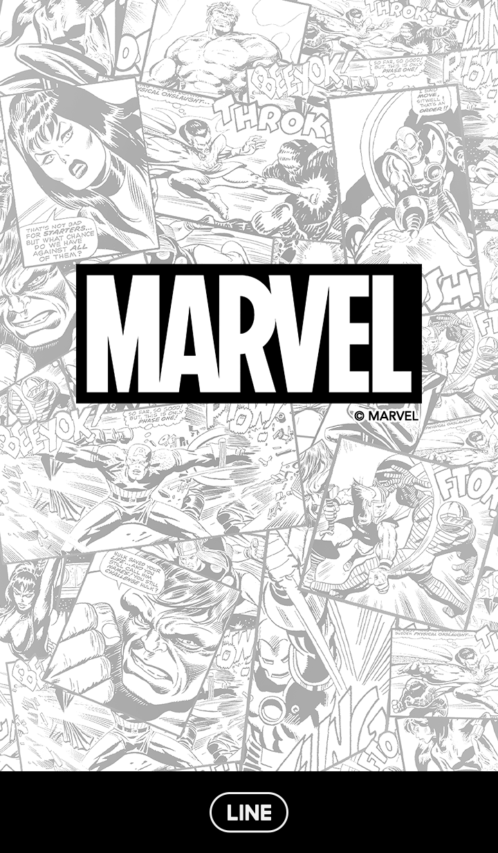 Marvel Comic Black And White Wallpaper & Background Download