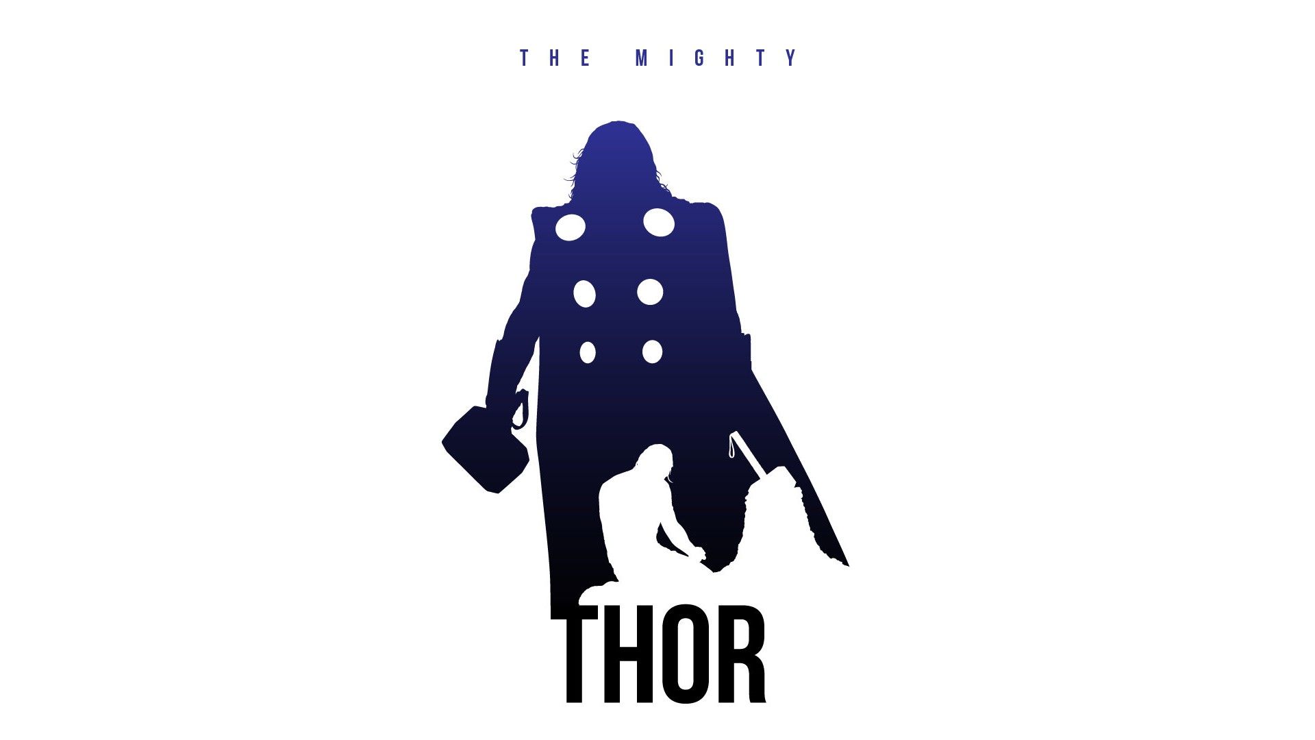 minimalistic Thor silhouette Marvel Comics The Avengers posters fan art white background / Wallbase.cc. Avengers poster, Marvel, Thor