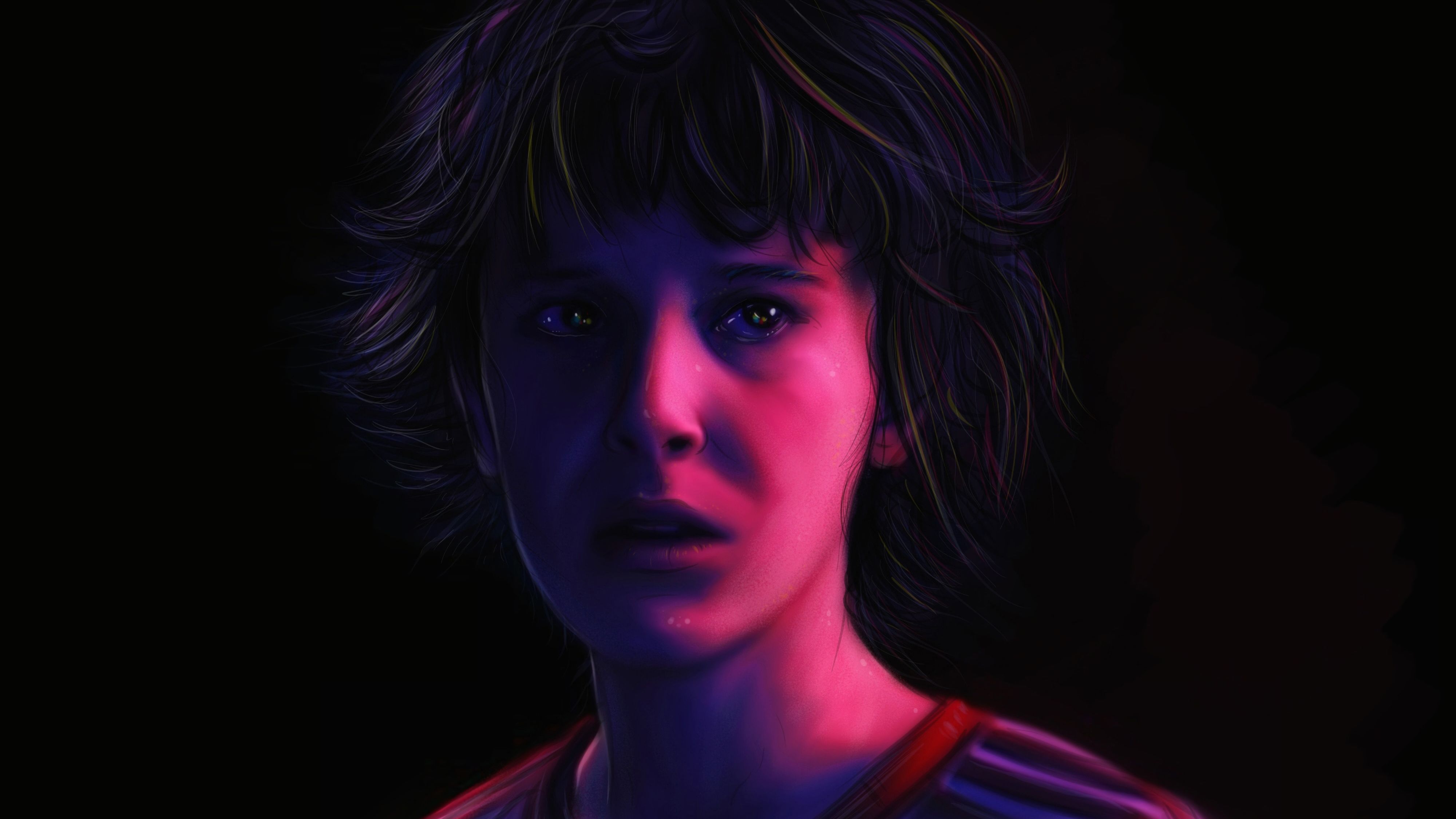 Stranger Things Eleven 4k Artwork New 1440P Resolution HD 4k Wallpaper, Image, Background, Photo and Picture