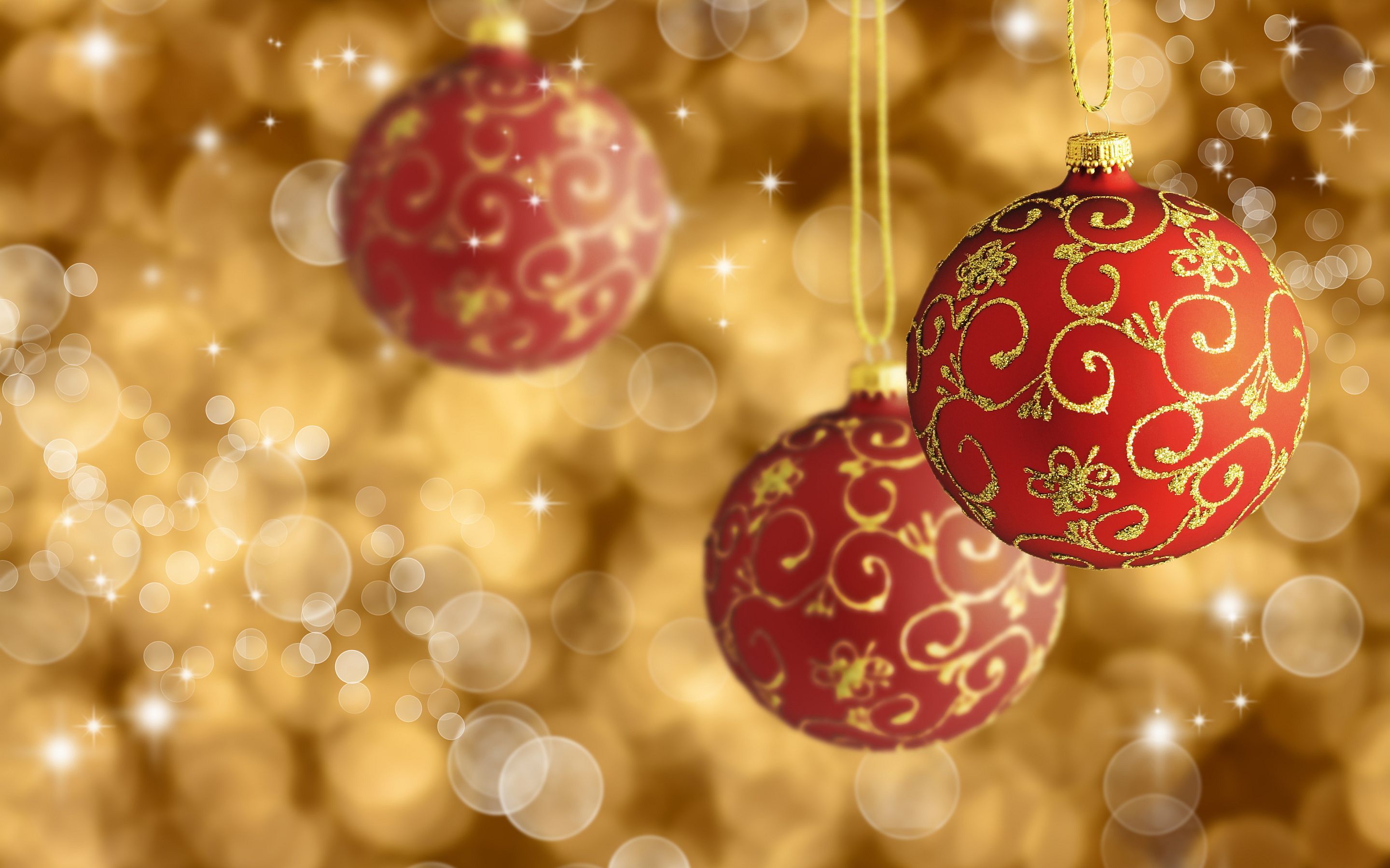 Red and Gold Christmas Wallpaper Free Red and Gold Christmas Background