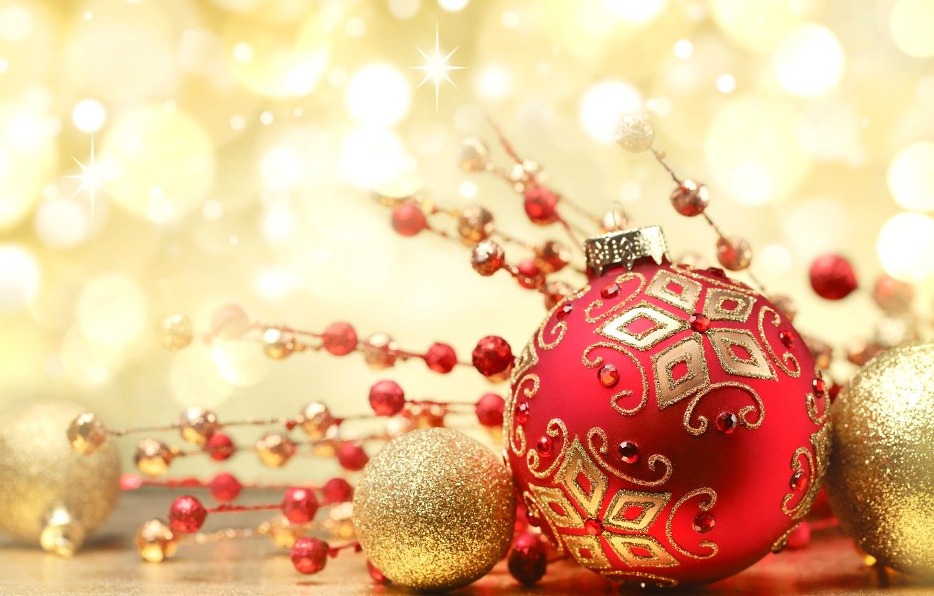 Red And Gold Christmas Wallpapers - Wallpaper Cave