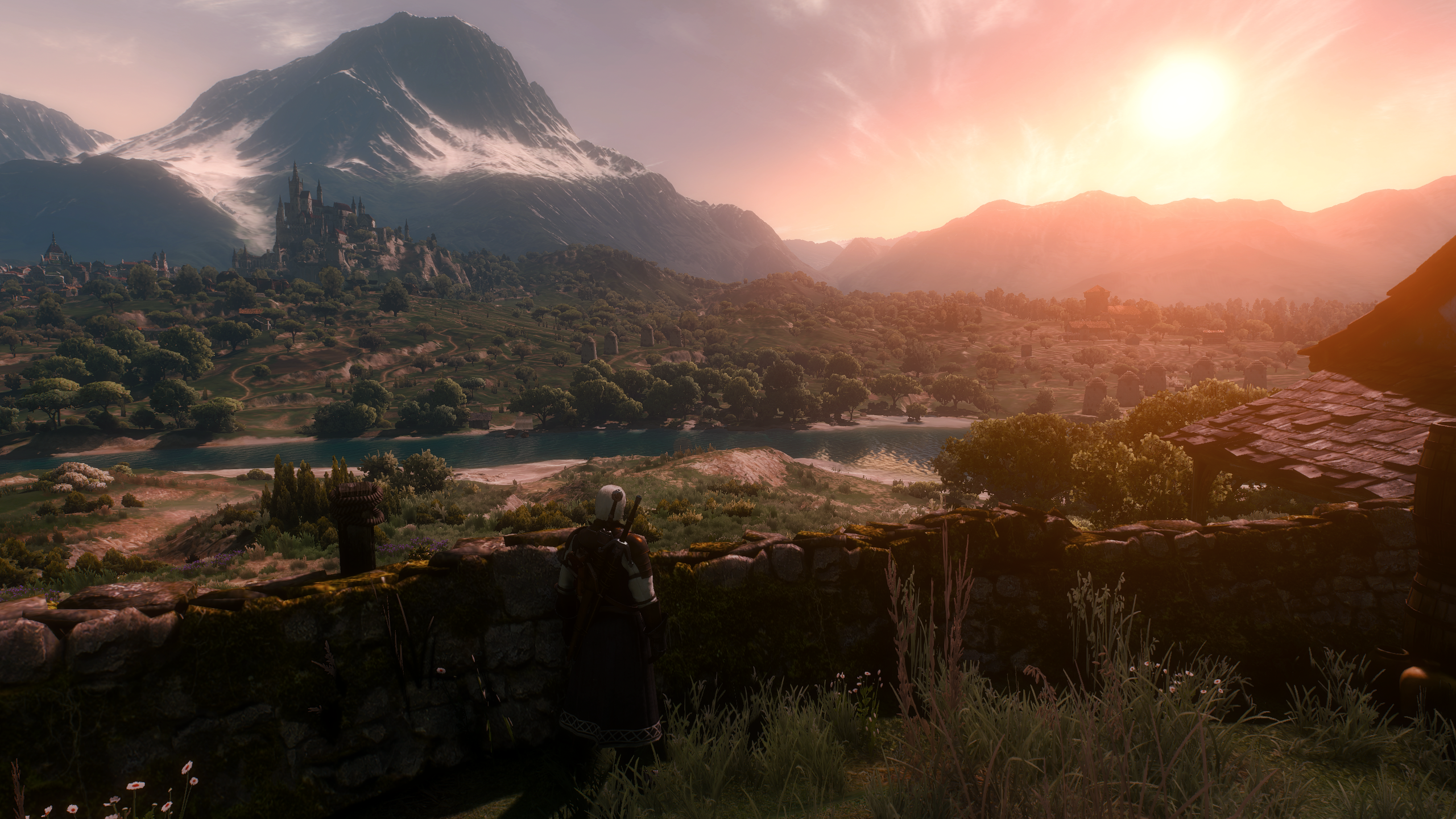 Gazing over a beautiful fairy tale land at The Witcher 3 Nexus and community