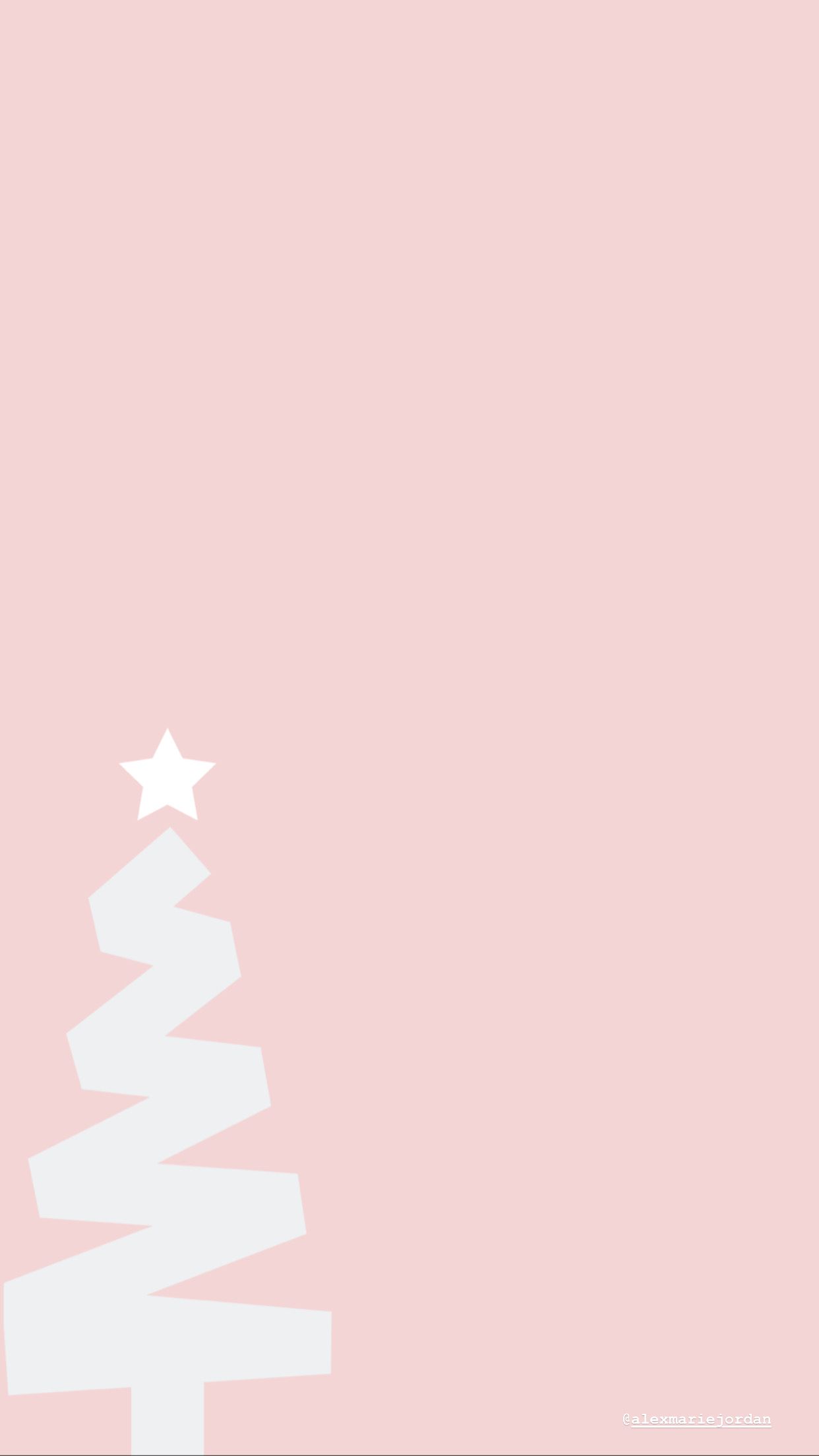 Pink Christmas Tree Wallpaper. Christmas tree wallpaper, Christmas phone wallpaper, Wallpaper iphone christmas