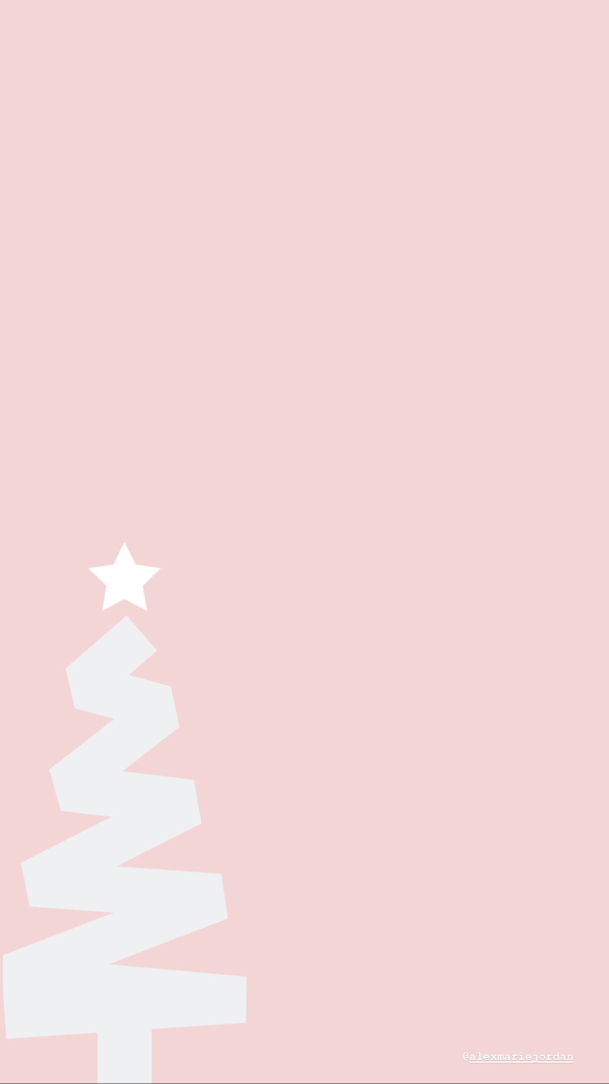 Pink Aesthetic Christmas Wallpapers - Wallpaper Cave