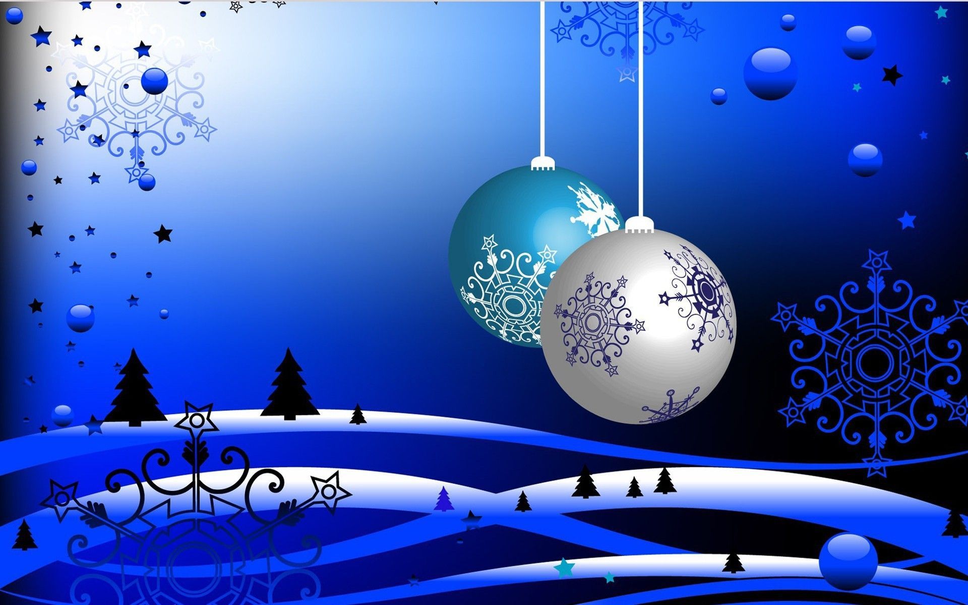 White christmas in blue colors wallpaper. Christmas wallpaper hd, Christmas desktop, Holiday wallpaper