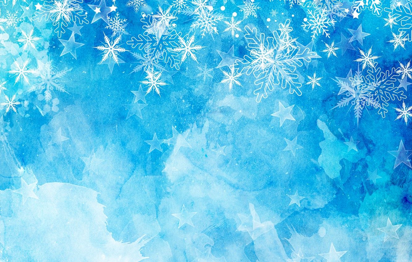 Wallpaper winter, snow, snowflakes, background, blue, Christmas, blue, winter, background, snow, snowflakes image for desktop, section текстуры