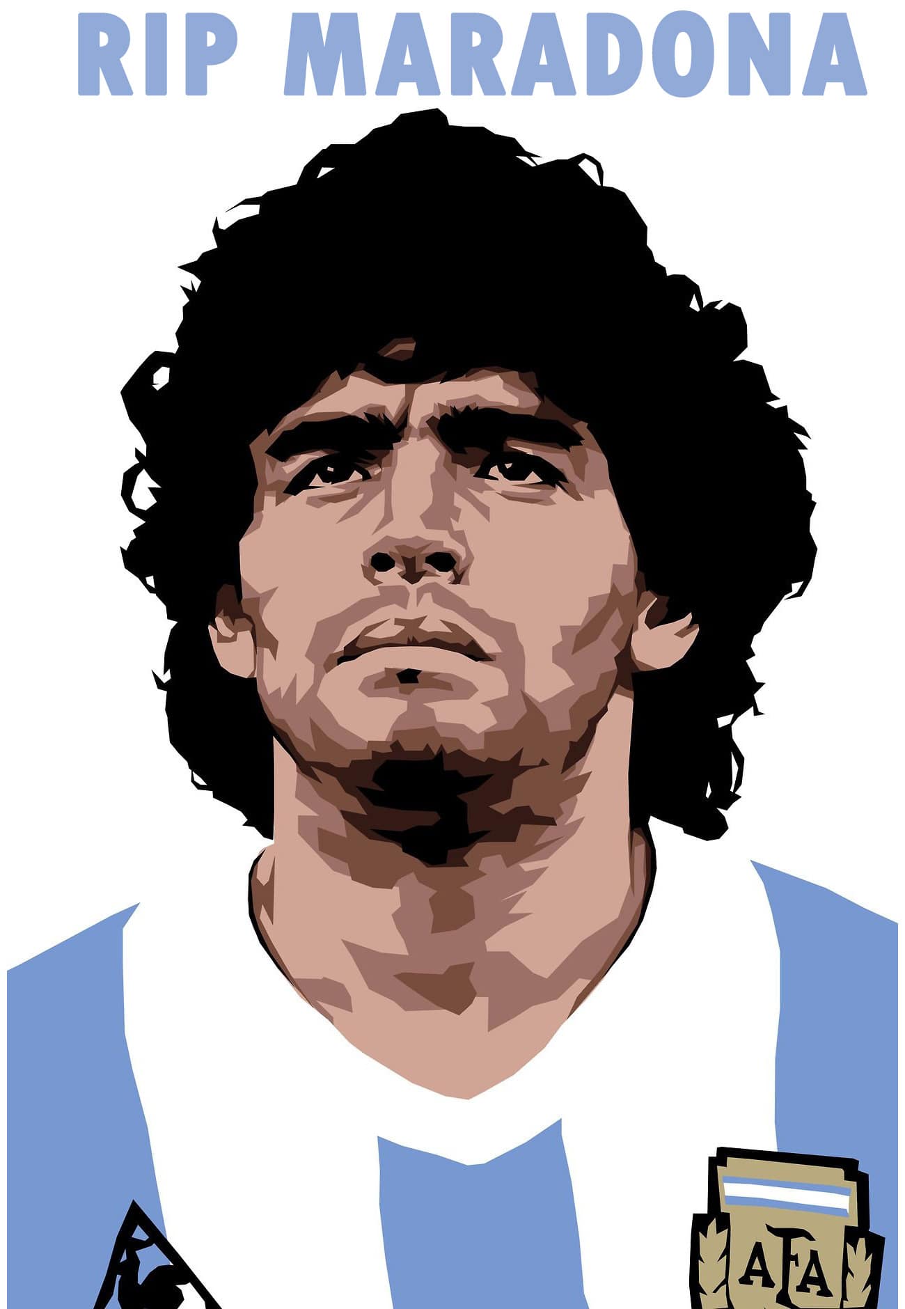 RIP Maradona Wallpaper Free HD Wallpaper