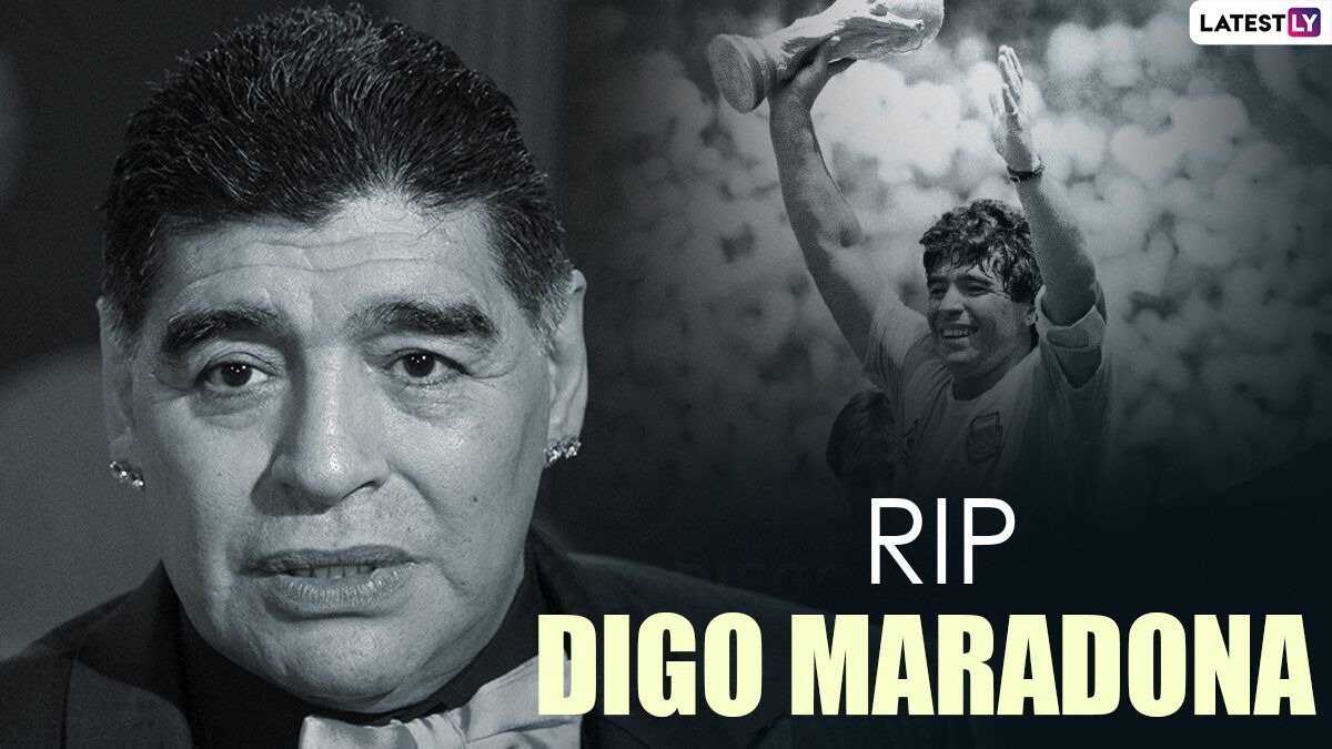 RIP Diego Maradona! HD Image, 4K Wallpaper and Photo to Celebrate Argentina Great and Football Icon's Life and Career. ⚽ LatestLY