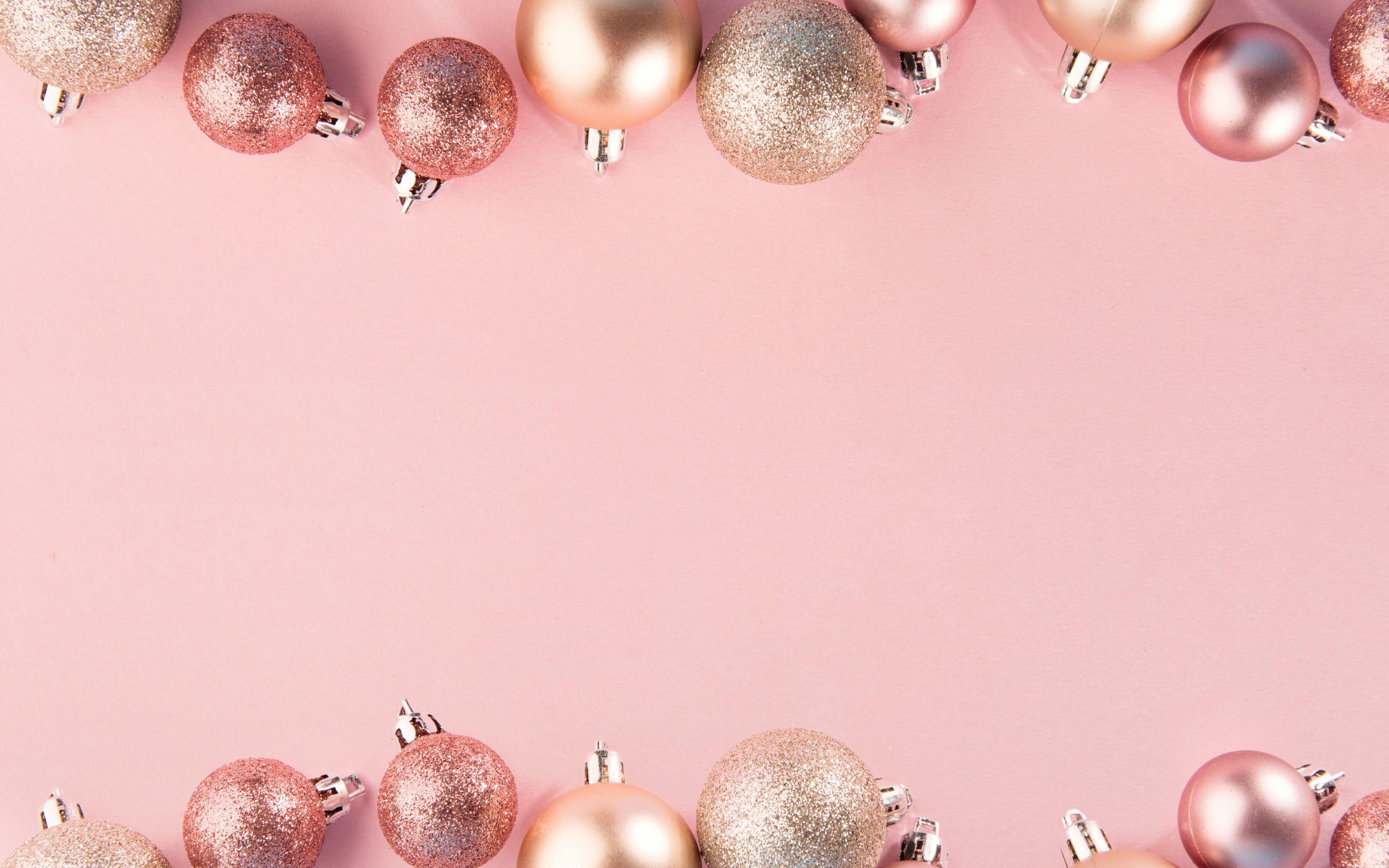 Desktop Christmas Pink Wallpapers - Wallpaper Cave