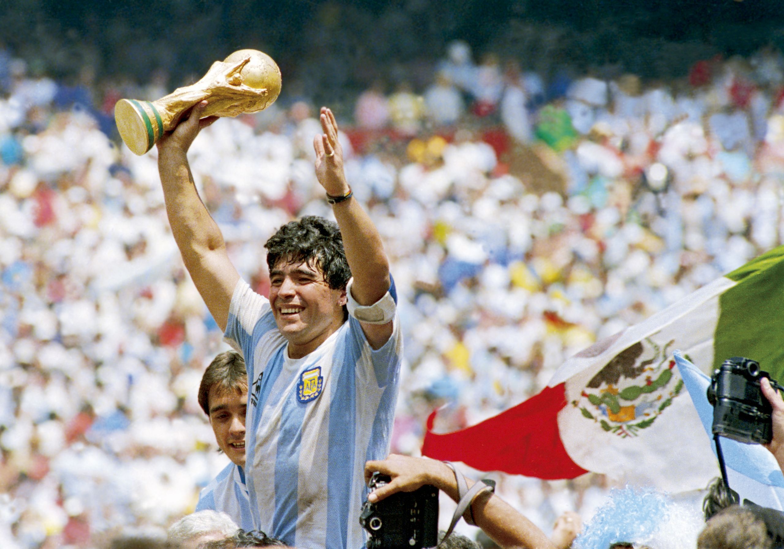 Diego Maradona: Iconic image of Argentina legend from 1976 to 1986