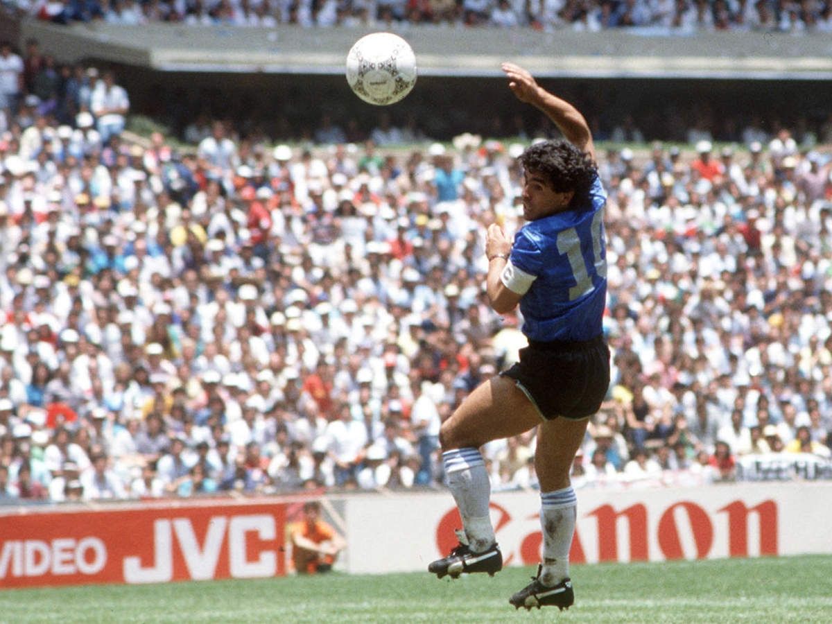 Diego Maradona pleads for 'Hand of God' to end pandemic. Football News of India
