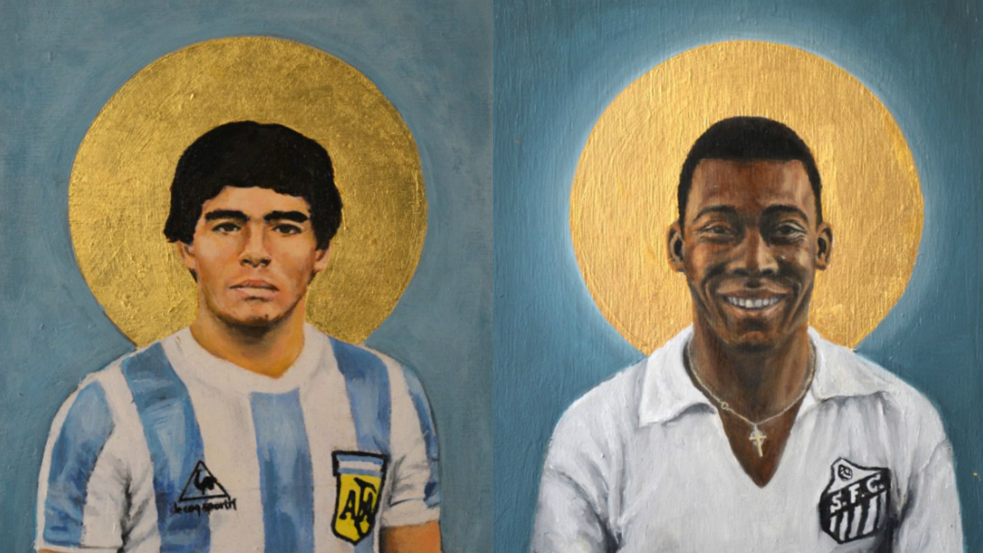 Maradona And Pele Wallpaper - iXpap