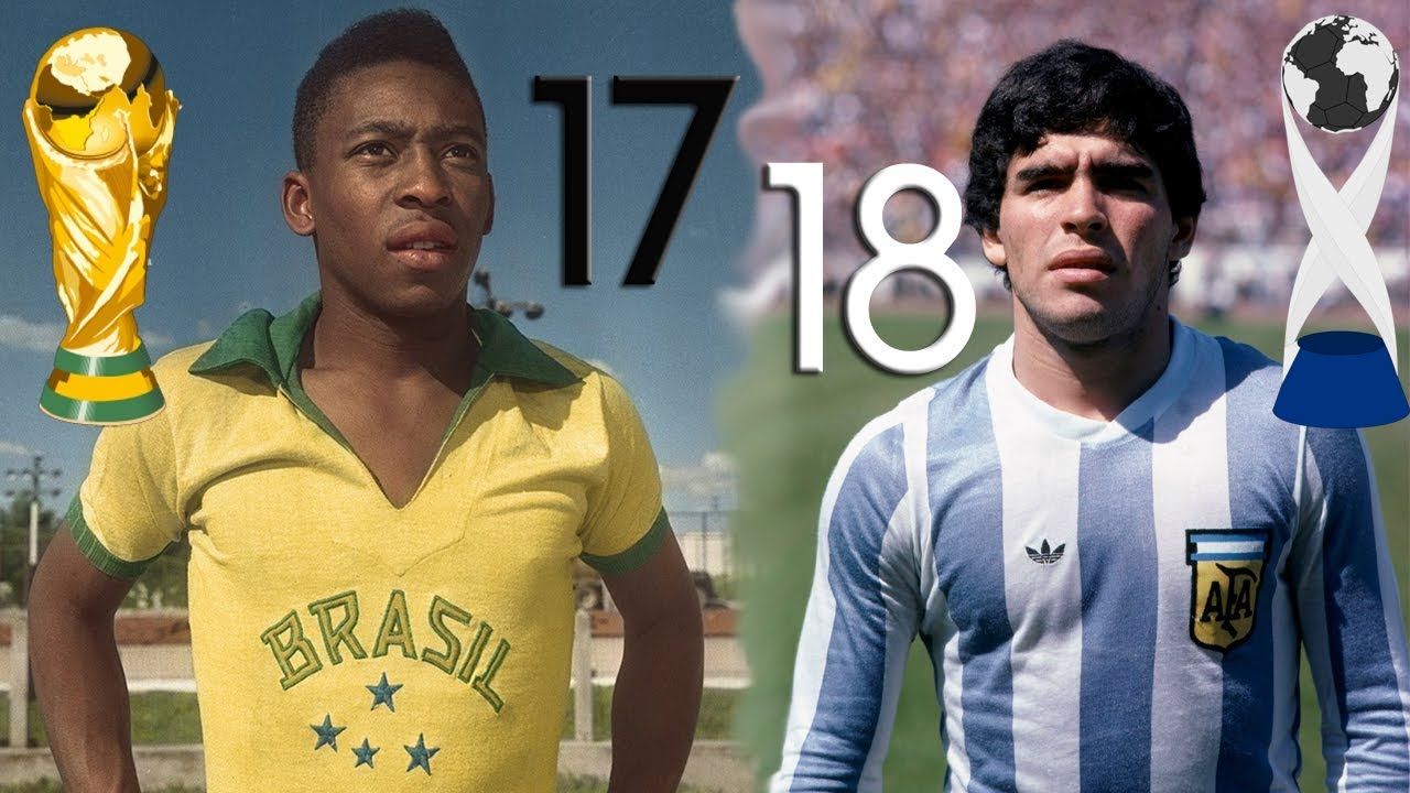 Pele And Maradona Wallpaper - TubeWP