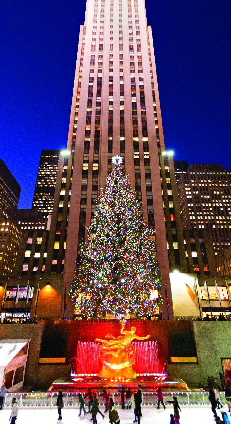 Christmas New York Winter iPhone Wallpaper