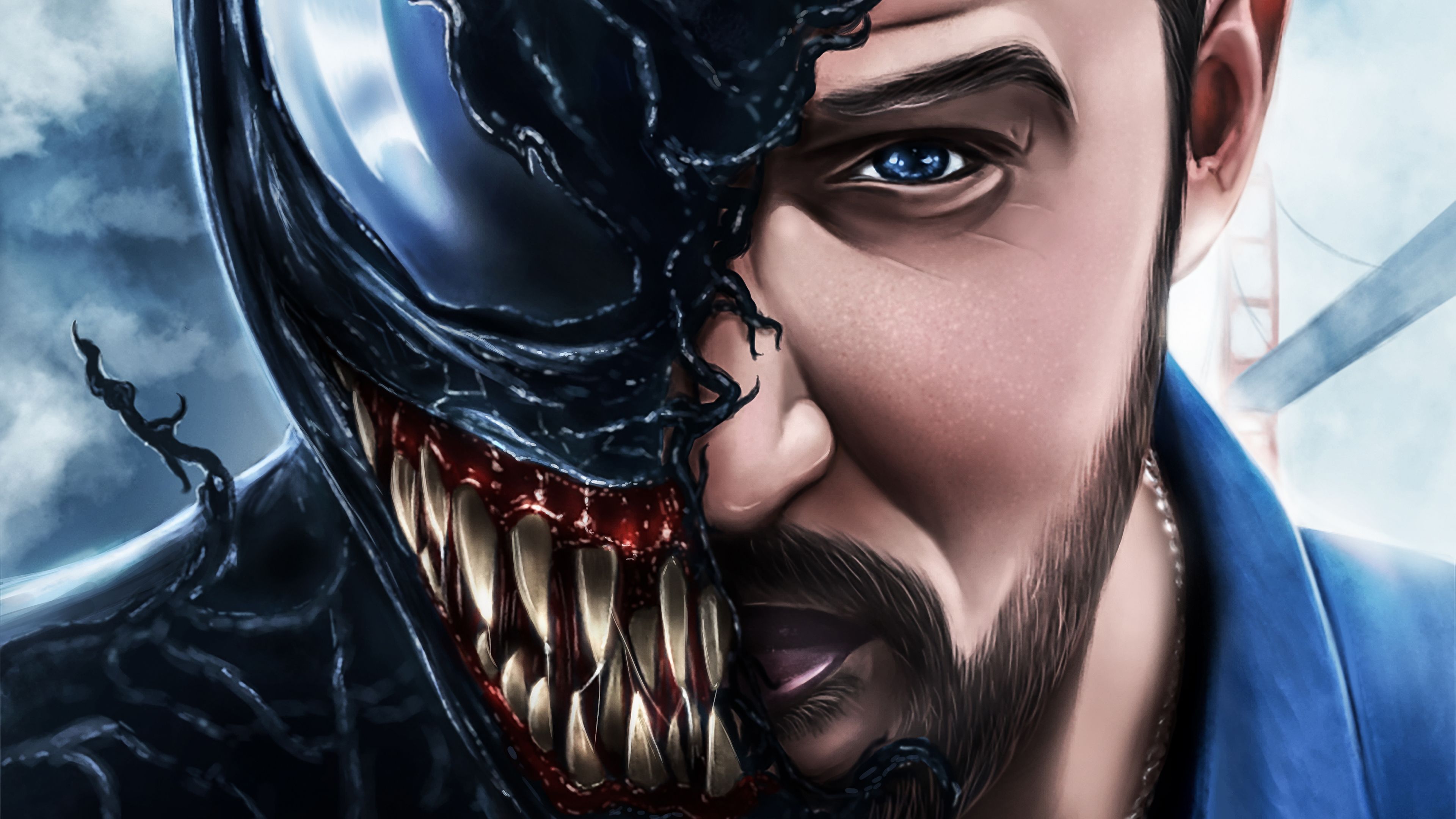 Venom Movie Artwork 4k 2018 Venom Wallpaper, Venom Movie Wallpaper, Superheroes Wallpaper, Hd Wallpaper, Digital. Movie Artwork, Venom Movie, Movie Wallpaper