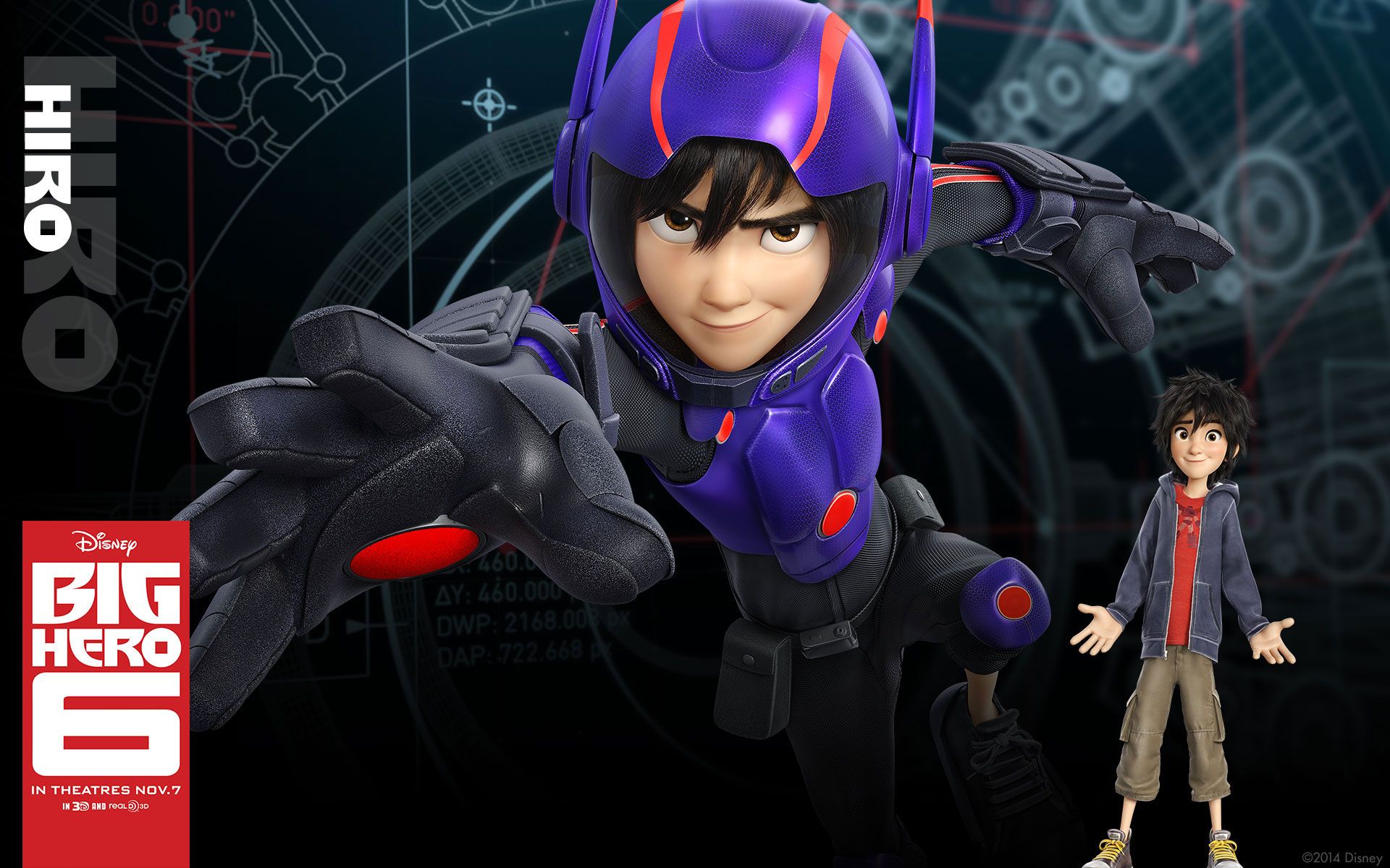 Disney Movie Big Hero 6 Desktop & iPhone Wallpaper HD