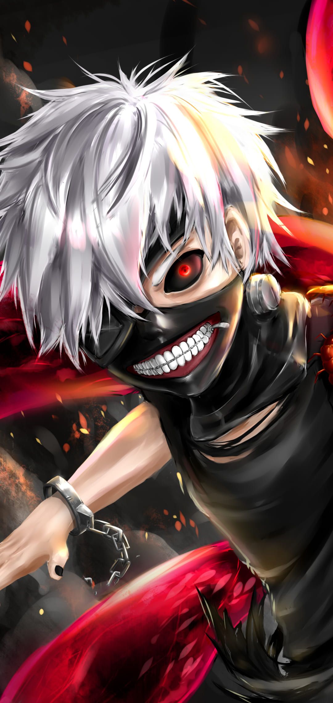 Download Ken And Touka Tokyo Ghoul Iphone Background Wallpaper  Wallpapers com