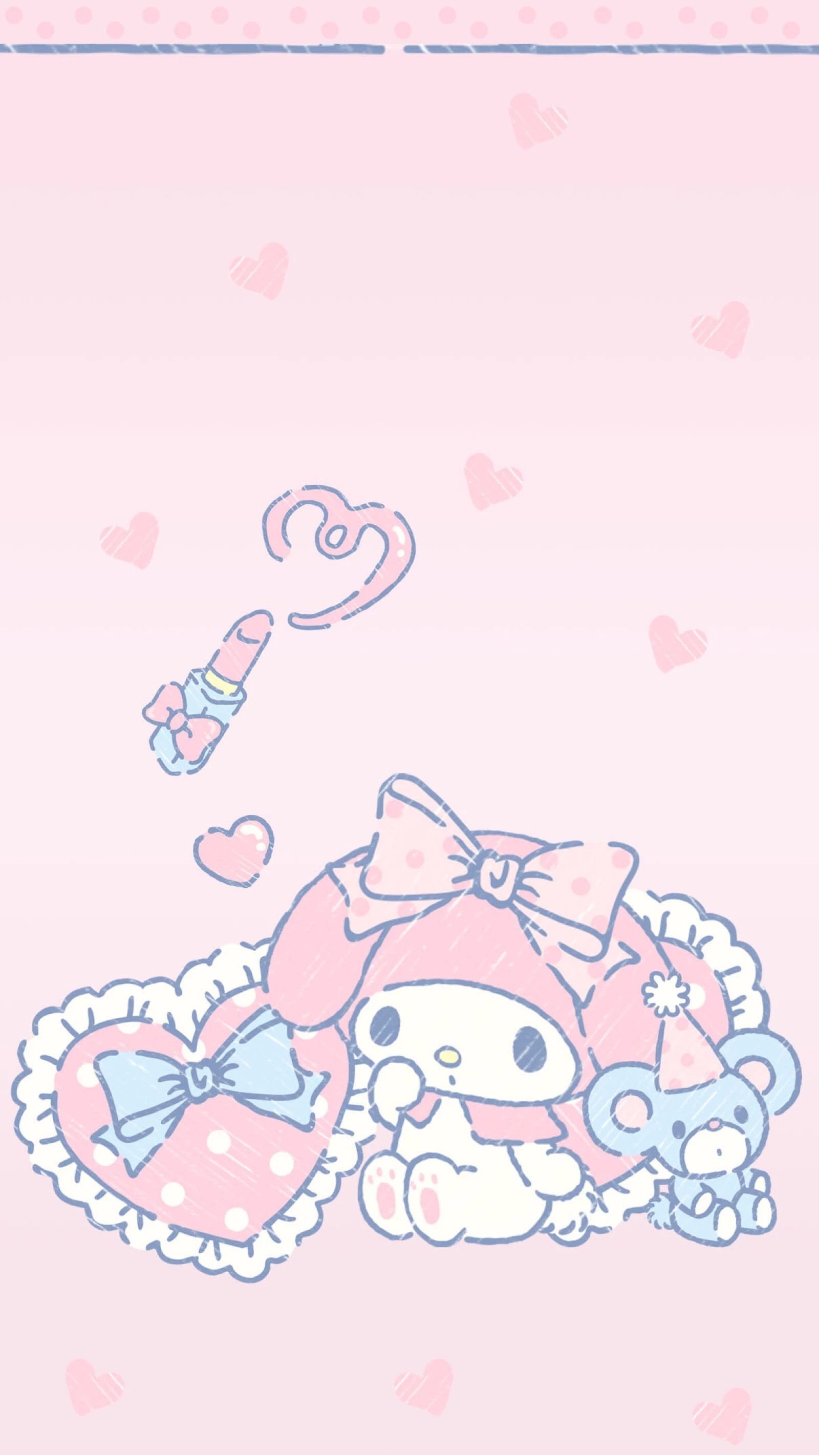 My Melody, Kawaii Cute, Hello Kitty, Sweet, Cute Wallpaper, HD Wallpaper