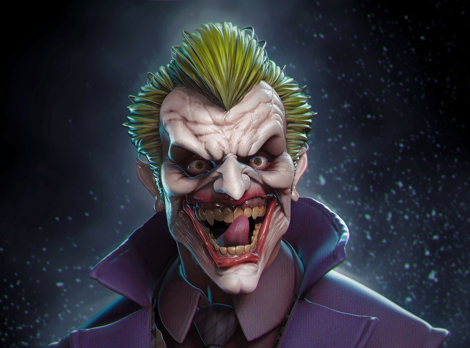 Joker 3D Art, HD Artist, 4k Wallpaper, Image, Background, Photo and Picture