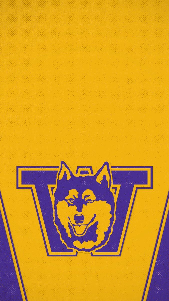 Washington Athletics's #WallpaperWednesday, and we made some retro logo wallpaper based on your suggestions. Next week, we'll be sharing wallpaper of the campus and want to hear from