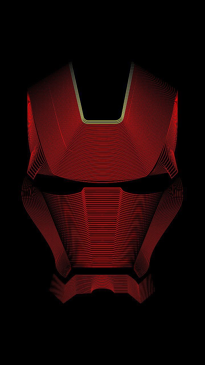Iron Man Red Armour Suit Face Wallpaper .phonewallpaper.net