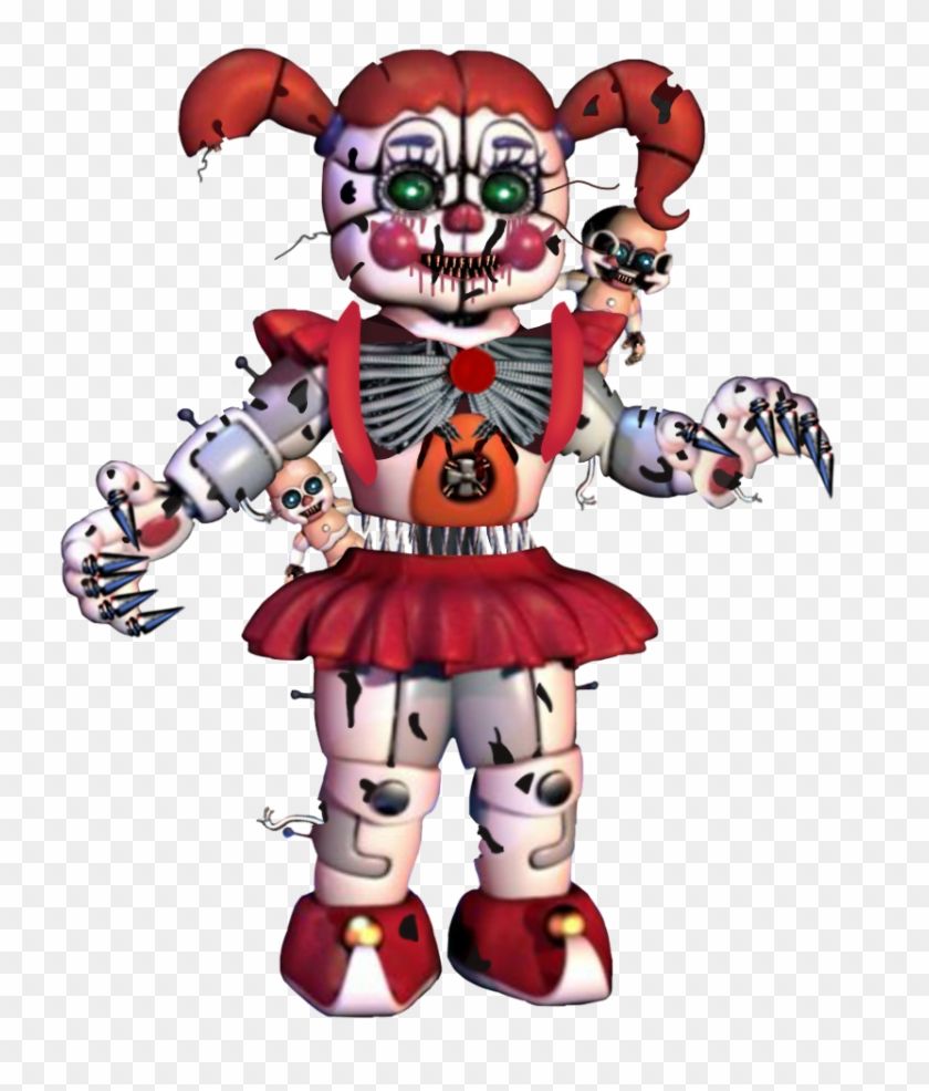 Nightmare Circus Nights At Freddy's Circus Baby Transparent PNG Clipart Image Download