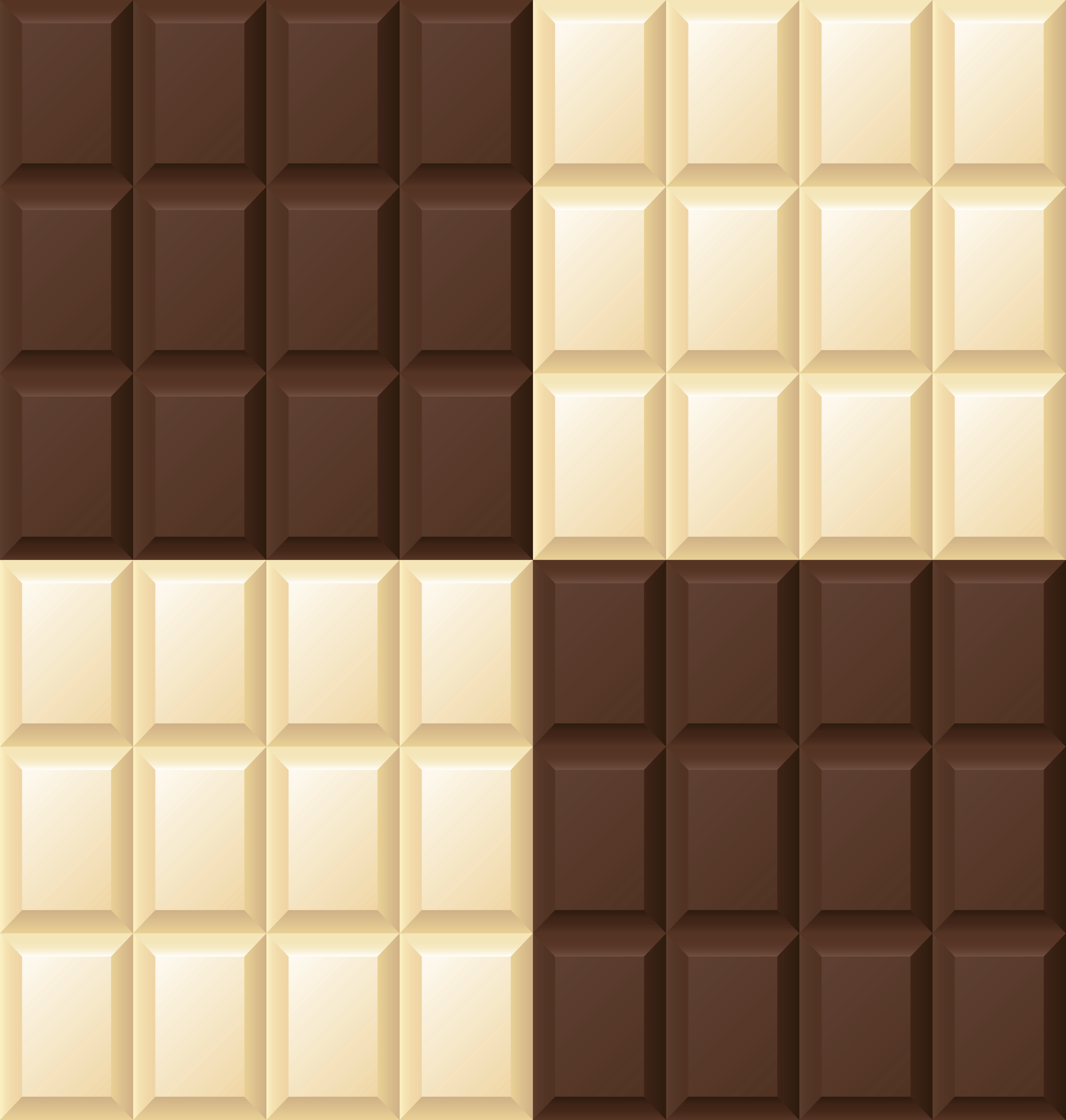White And Dark Chocolate Bars Background Quality Image And Transparent PNG Free Clipart