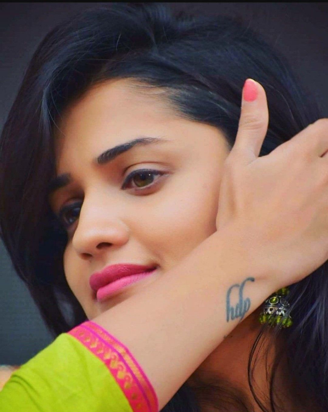 Hruta durgule. Heart wallpaper, Actress pics, Behind ear tattoo