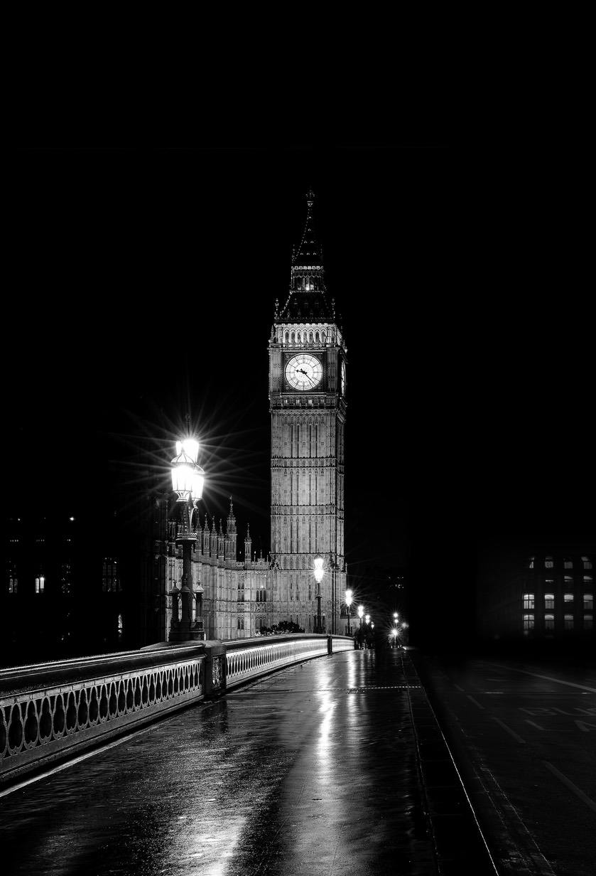 Black And White London Aesthetic HD Wallpaper