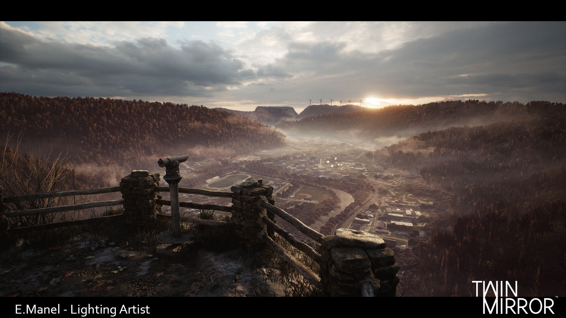 Twin Mirror Lighting //Dontnod Entertainment, Manel Es