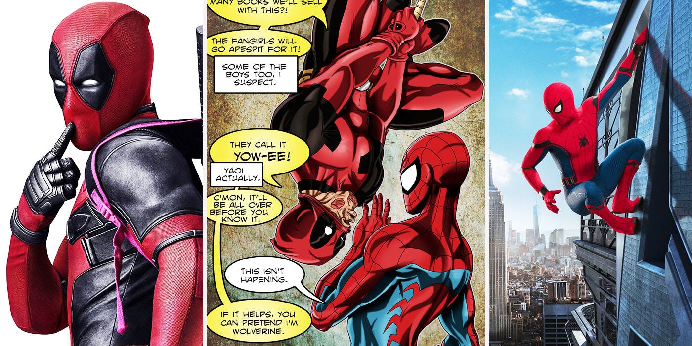 Deadpool And Spiderman Funny Comics Wallpaper & Background Download